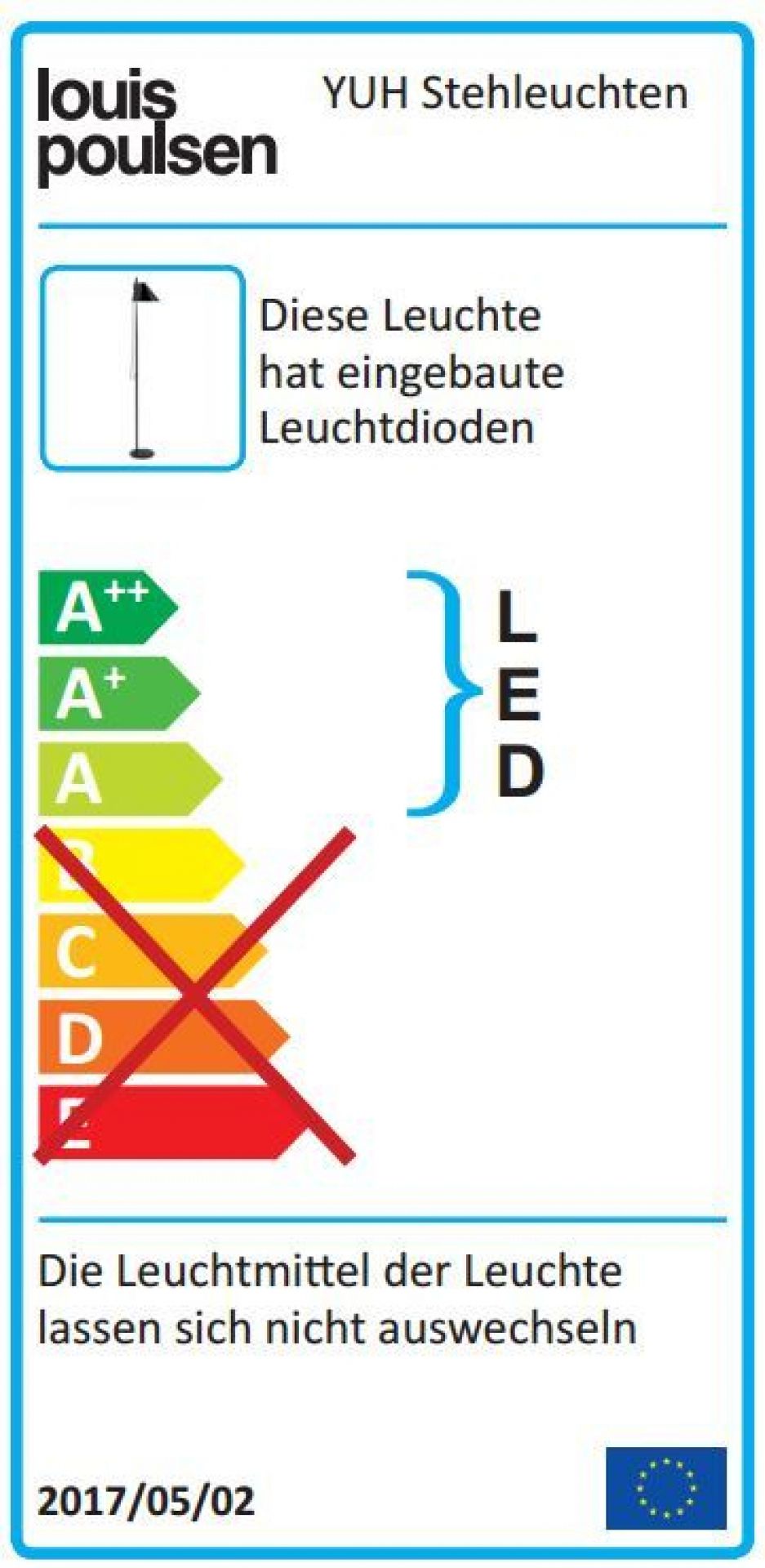Yuh LED Stehleuchte Louis Poulsen 