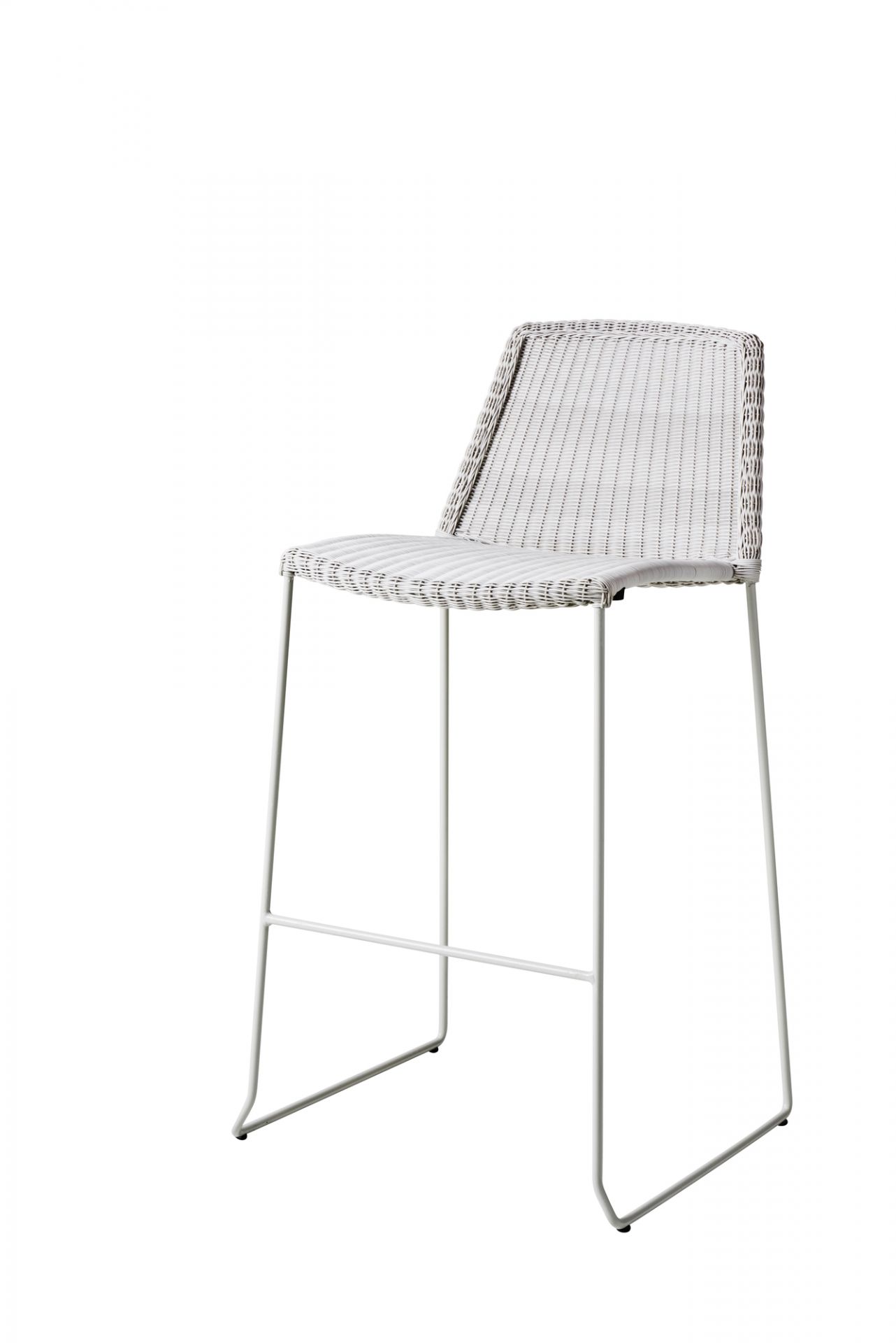 Breeze Outdoor Barhocker weiss grau Cane-Line