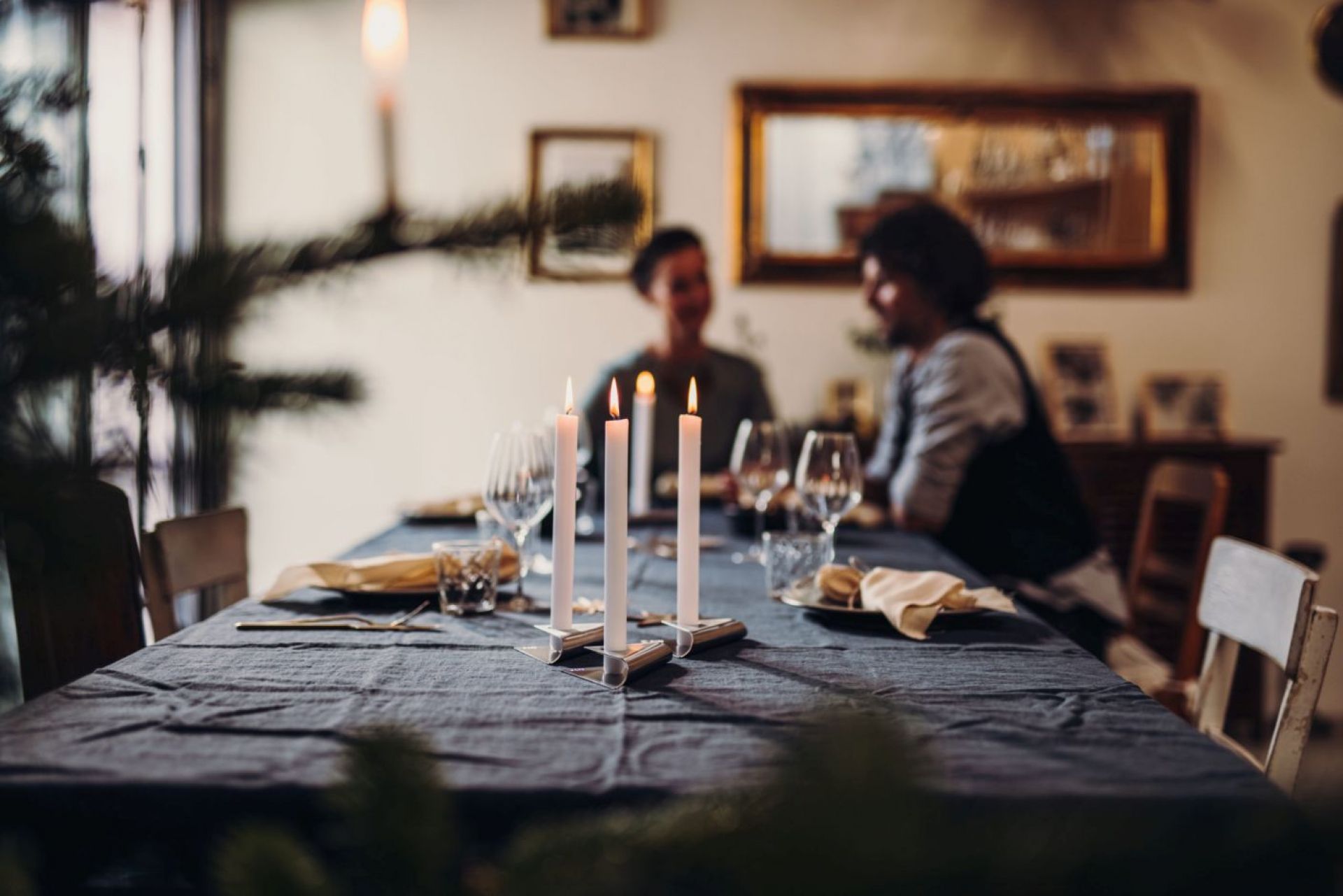 Square Candle Kerzenständer 4er Set silber Höfats EINZELSTÜCK