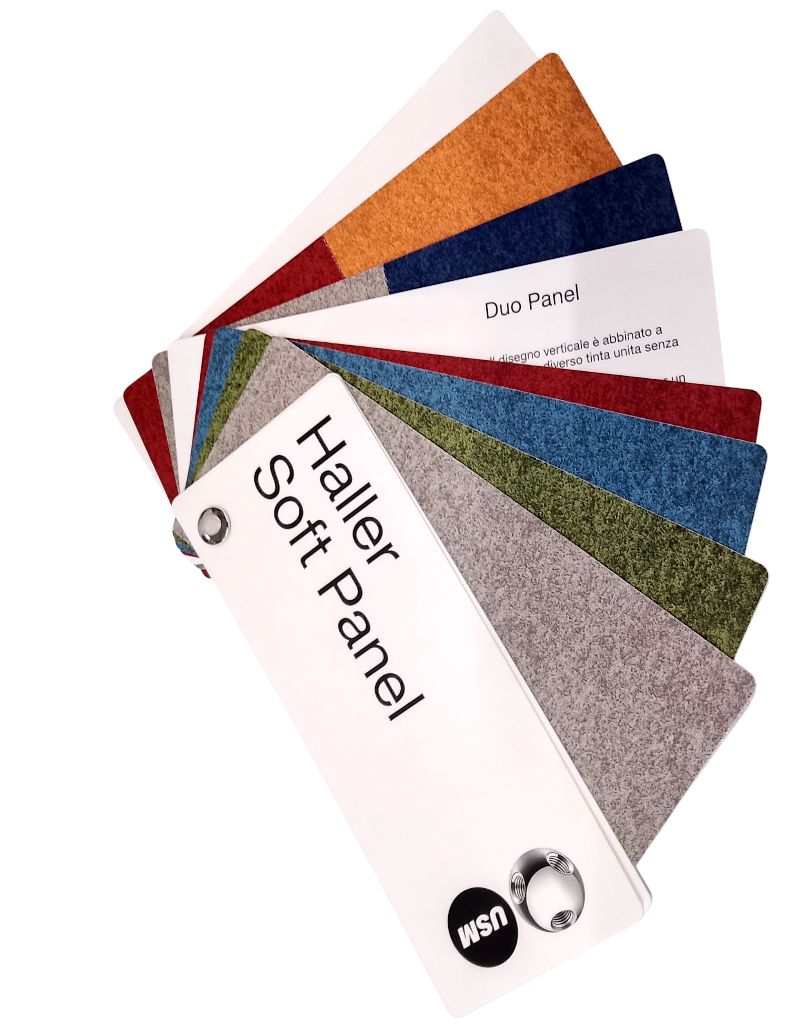 Farbmuster für Soft Panel USM Haller 