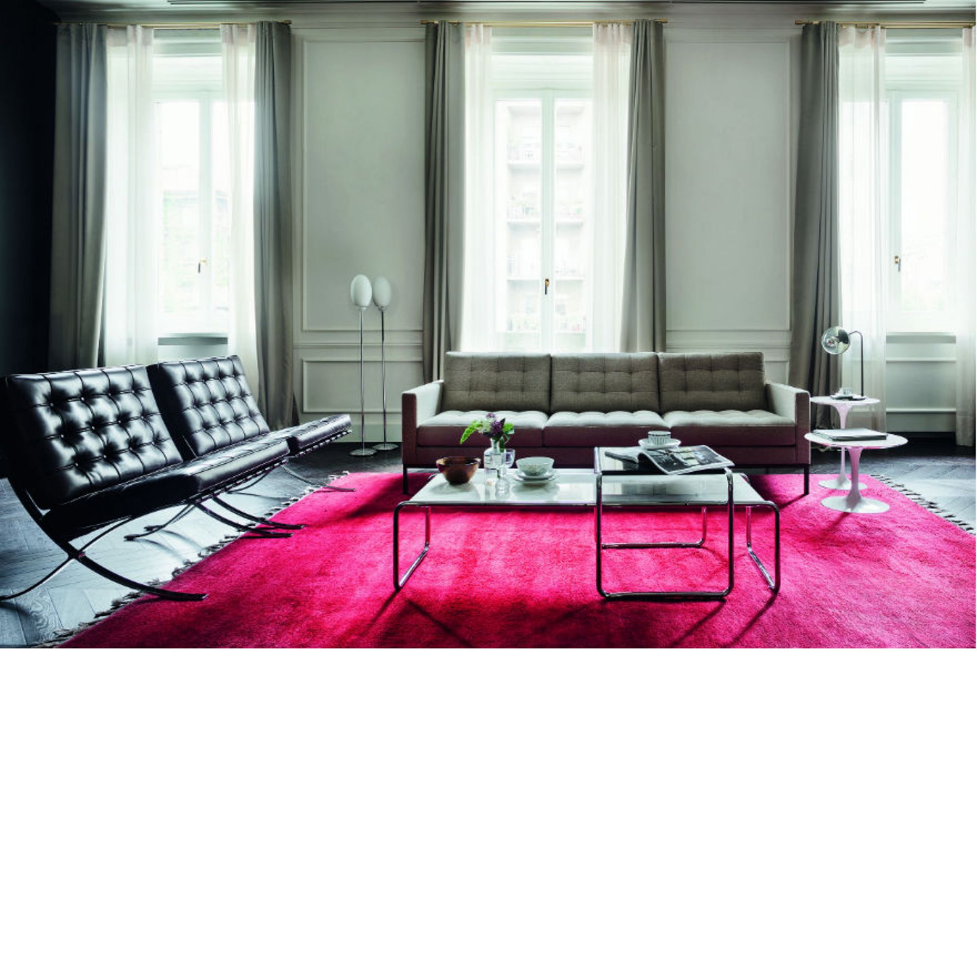 Barcelona RELAX Sessel Venezia dark brown Knoll International QUICK SHIP