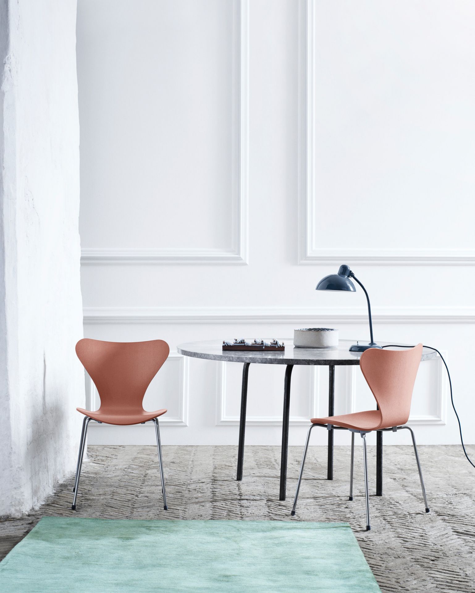 6556 T Tischleuchte KAISER idell Fritz Hansen schwarz matt