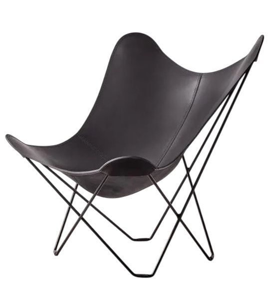 Pampa Mariposa Butterfly Chair Sessel Graphit / Gestell schwarz Cureo