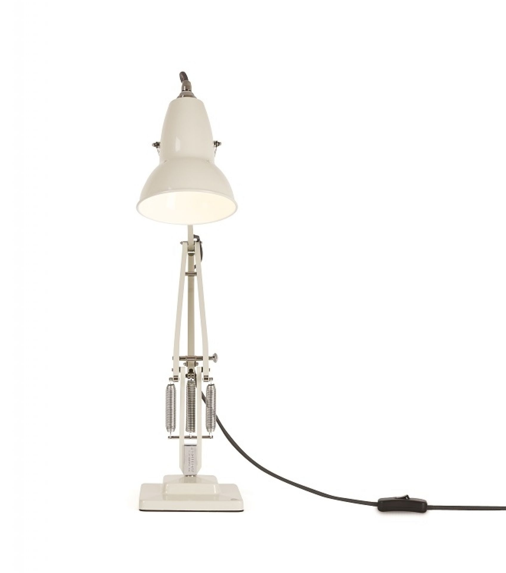 Original 1227 Desk lamp Tischleuchte Anglepoise Leinen Weiß