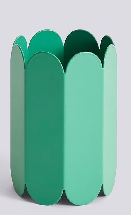 Arcs Vase S Grün Hay