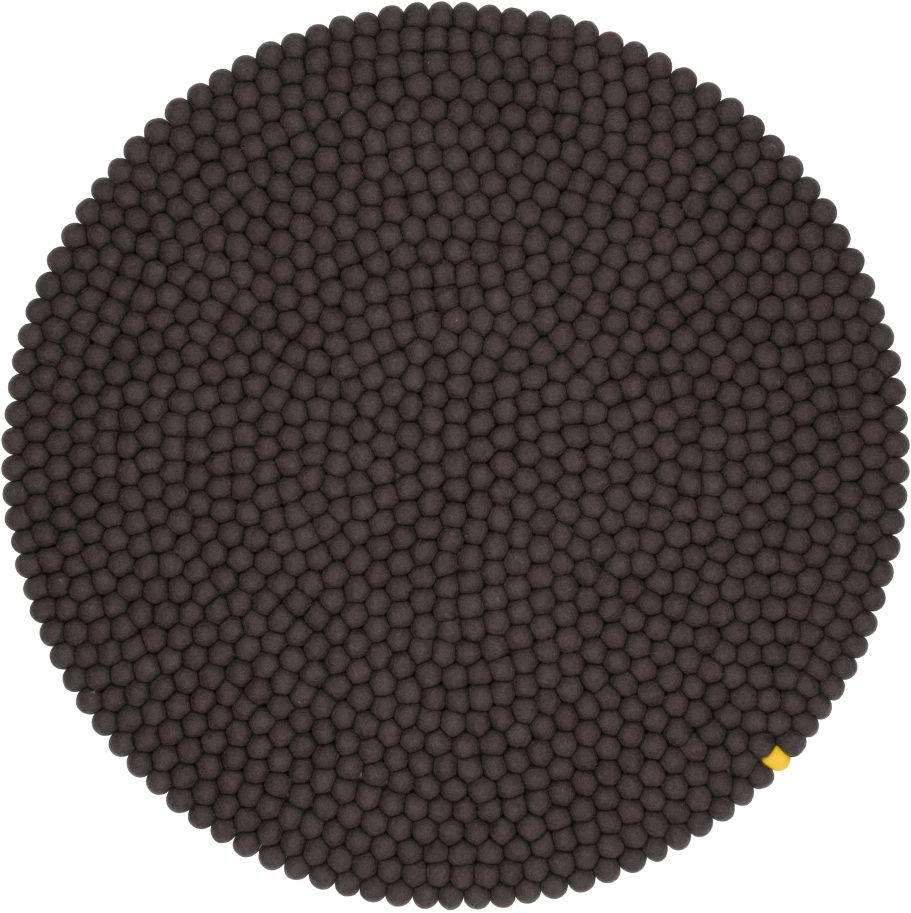 Big One Rund Filzteppich Ø 160 cm myfelt Anthrazit