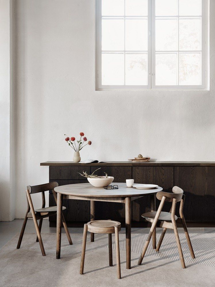 Expand Dining table Circular Ausziehtisch / Esstisch Northern