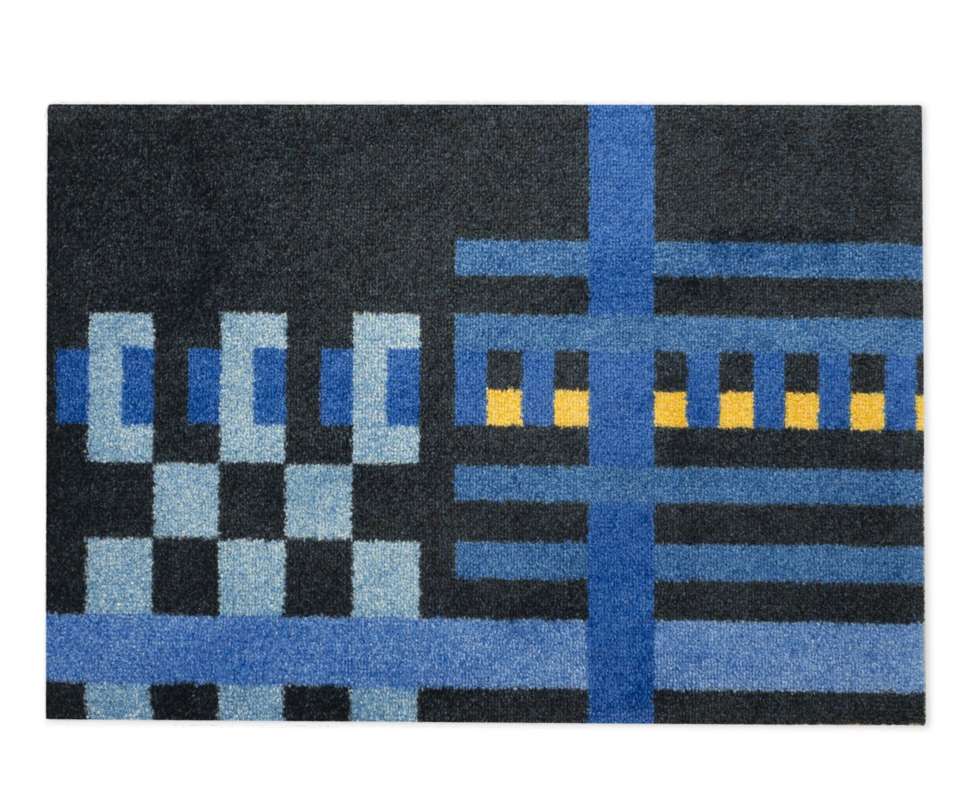 Loom Fußmatte Bauhaus Blue 60x85 cm Heymat