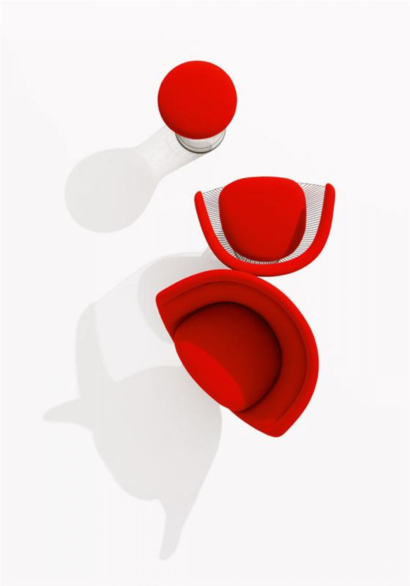 Platner Sitzhocker Knoll International