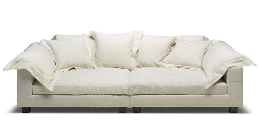 Nebula Nine Sofa 280x110 cm 3-Sitzer Sofa Moroso Diesel Fasern - Indigo blau