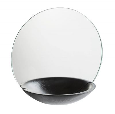 Pocket Mirror Wandspiegel Large Woud-schwarz EINZELSTÜCK