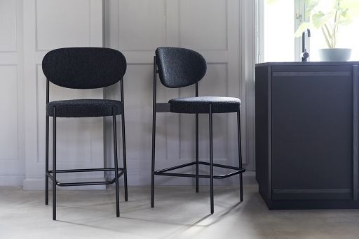 Series 430 Bar Stool Barhocker 75 cm SCHWARZ / REMIX 123 Verpan EINZELSTÜCK