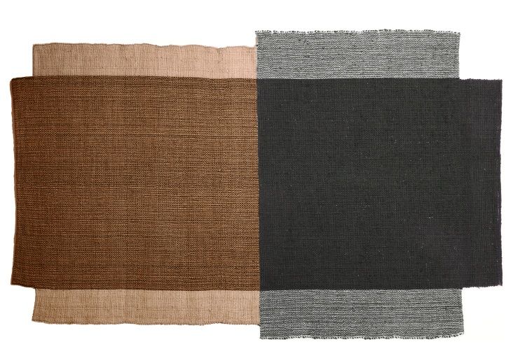 Nobsa Rug Small Teppich ames Flaschengrün / Ocker