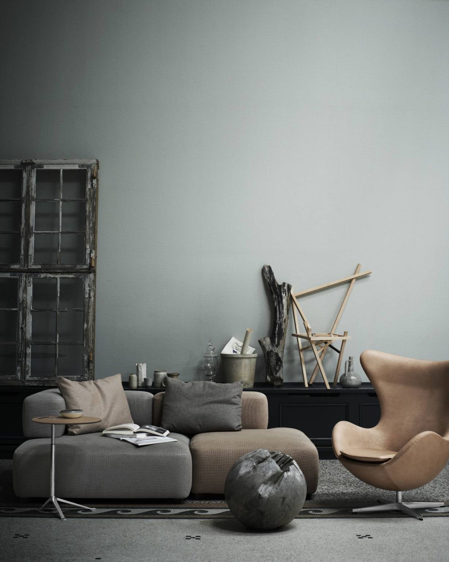 Alphabet 2-Sitzer Sofa Armlehne Rechts Fritz Hansen