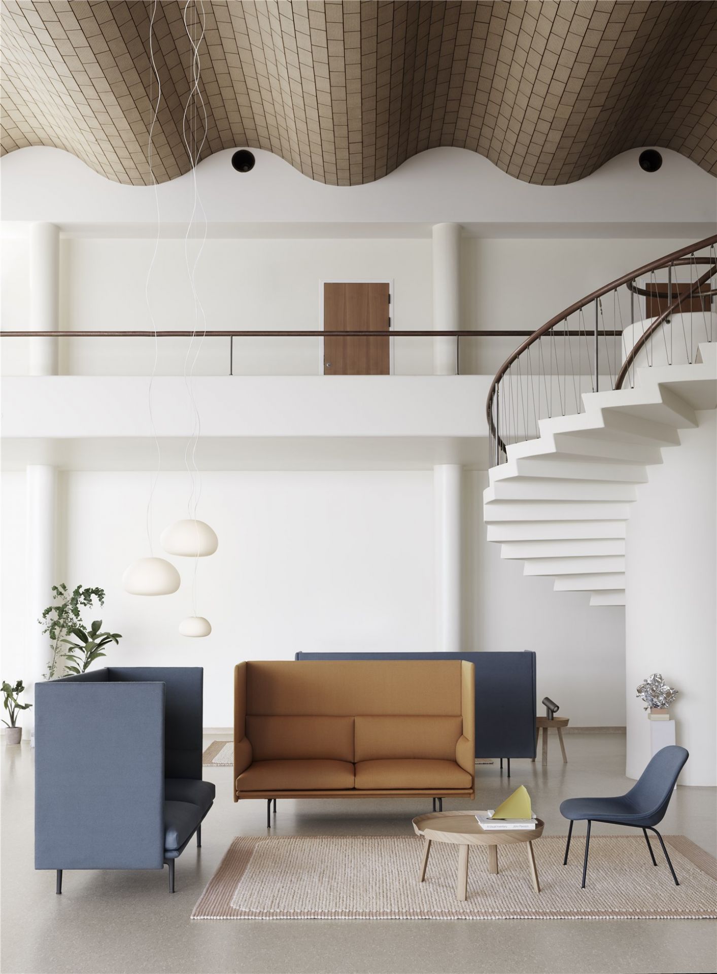 Outline 2-Sitzer Highback Sofa Muuto