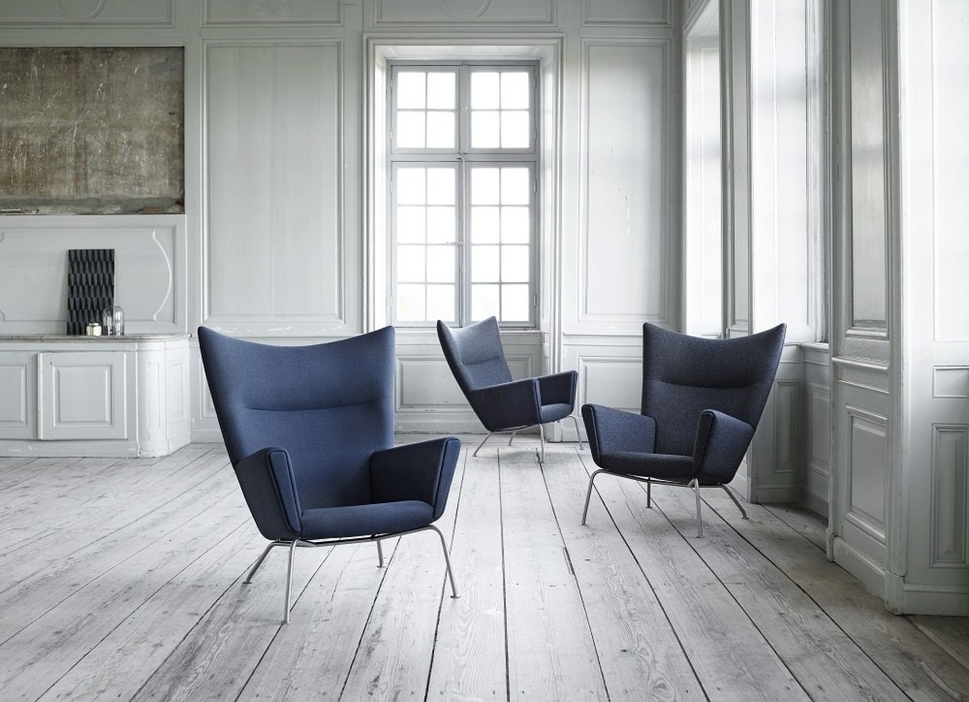CH445 Wing Chair Sessel Carl Hansen & Søn Mood 1101