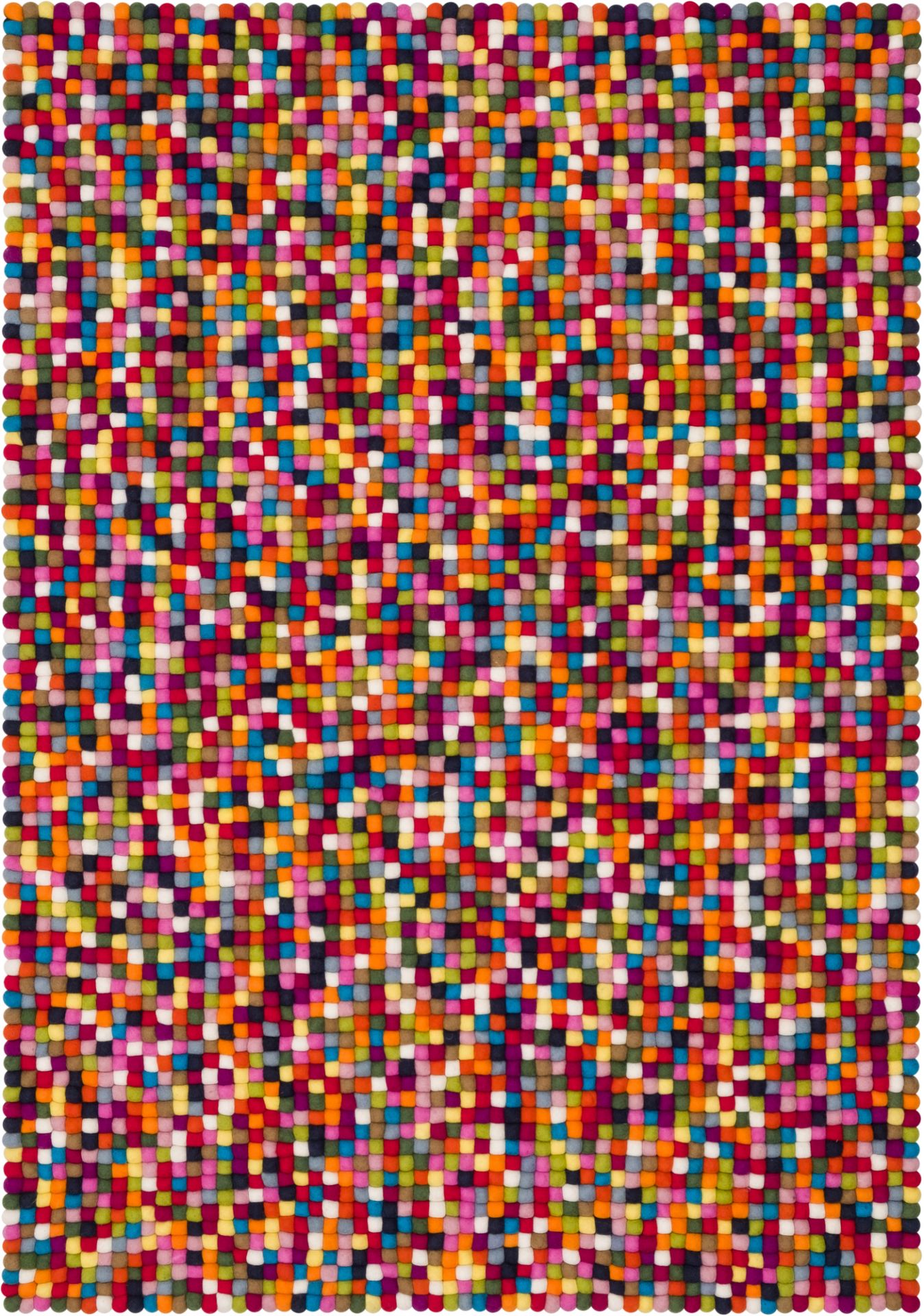 Filzkugel Teppich 160x230 cm Myfelt