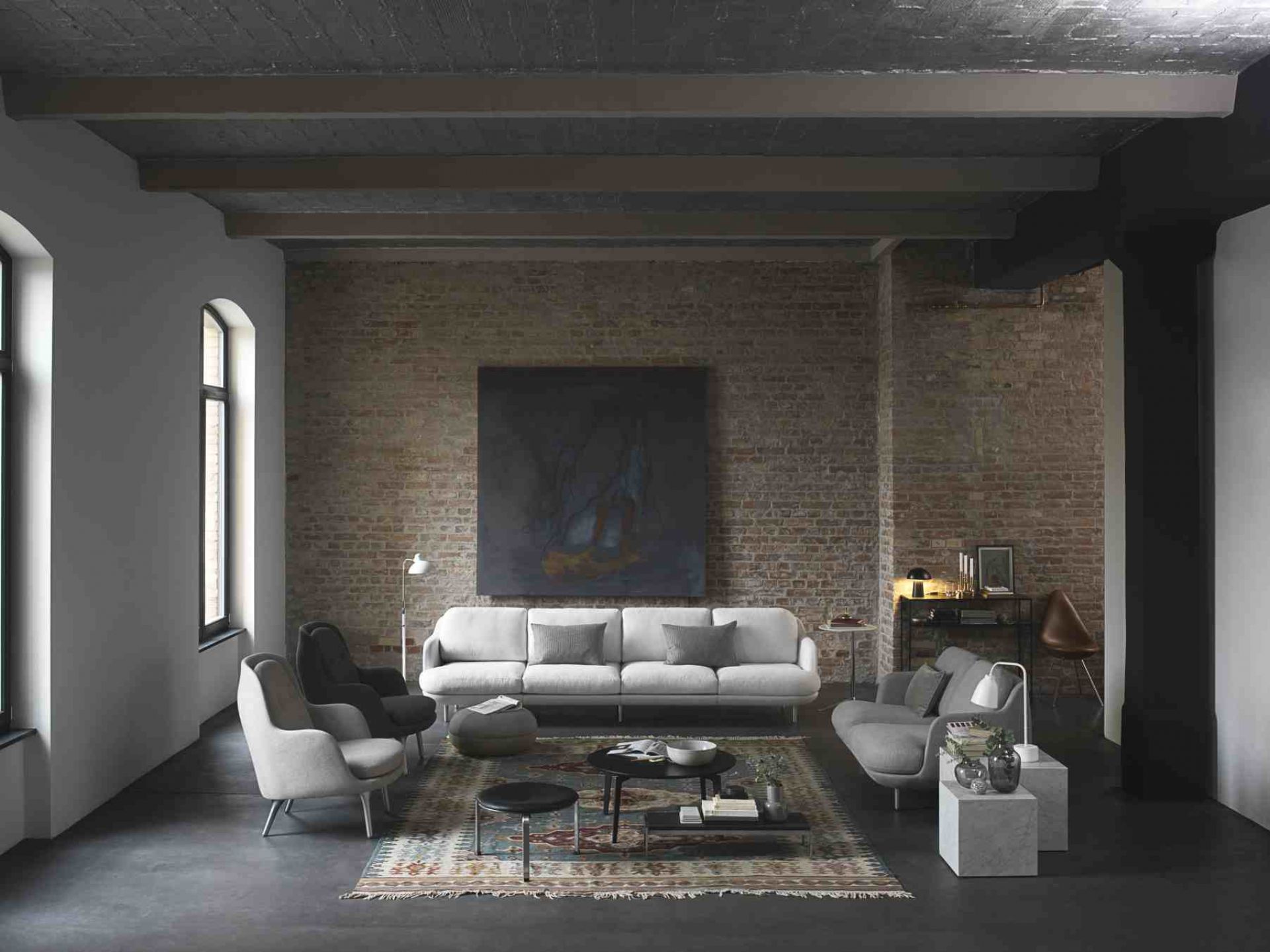 Lune 2-Sitzer Sofa Fritz Hansen