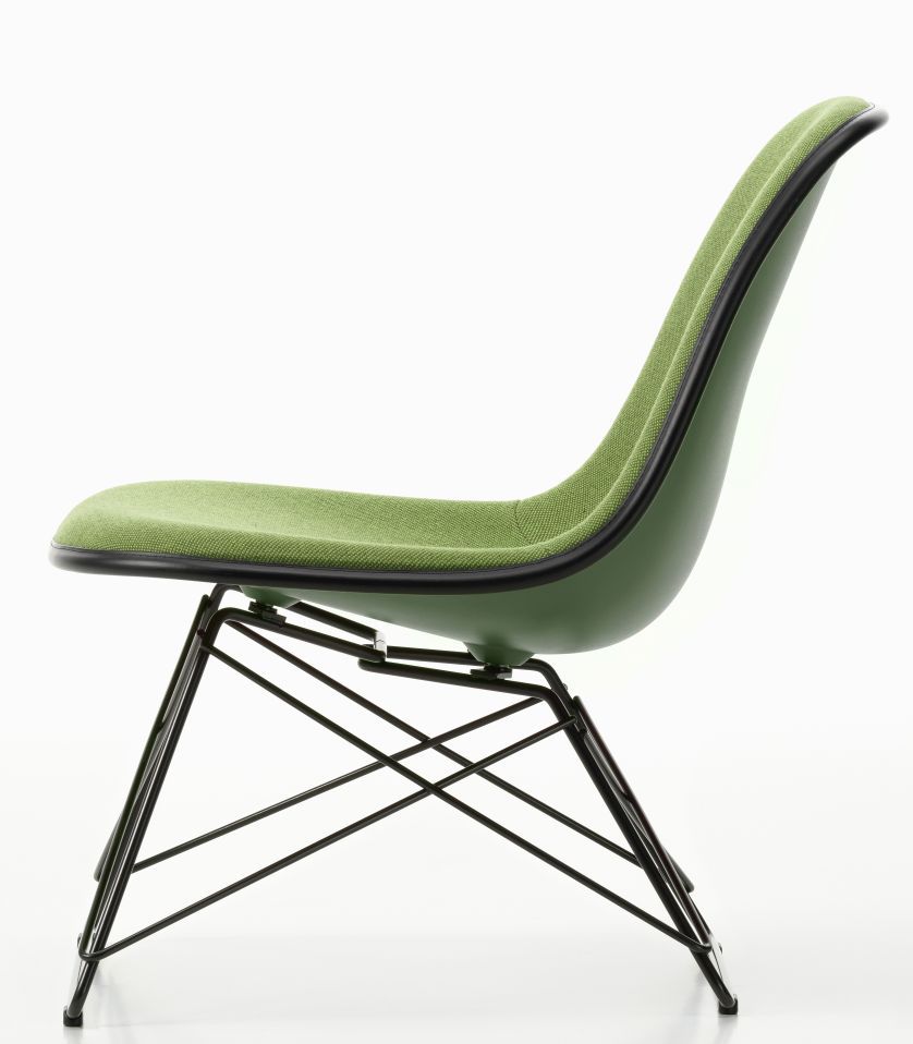Eames Plastic Side Chair LSR Stuhl Vollgepolstert Vitra