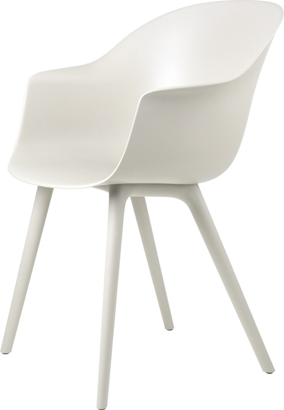 Bat Chair Esszimmerstuhl Outdoor Alabaster White Gubi