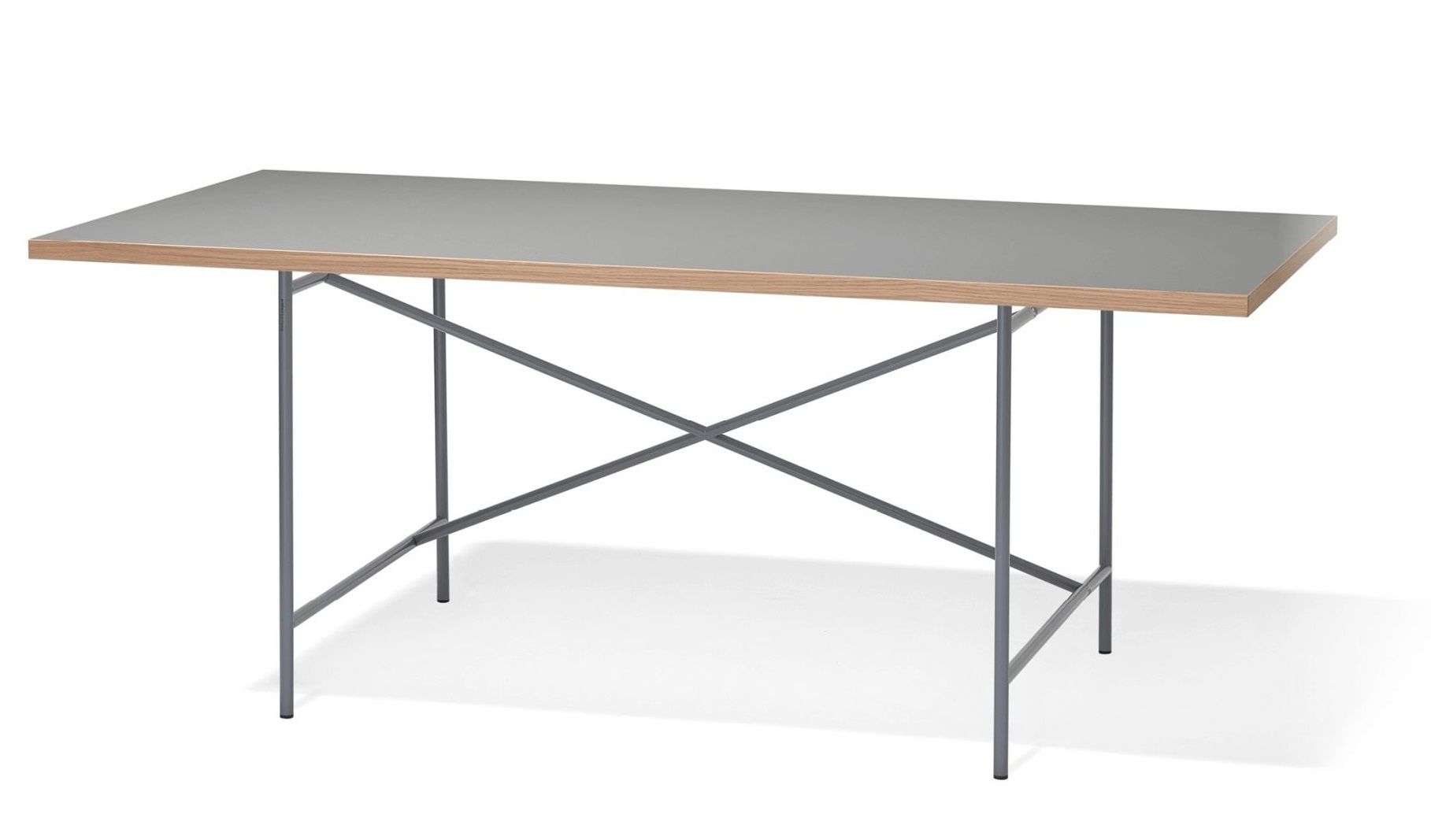 Eiermann 1 Tischgestell Richard Lampert Kreuzstreben mittig farblos Stahl B 110 x H 66 x T 66 cm Eiermann 1 Tischgestell Richard Lampert Kreuzstreben mittig farblos Stahl B 110 x H 66 x T 66 cm