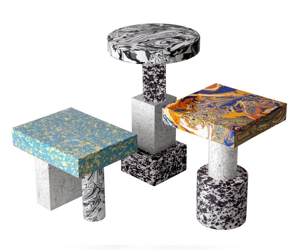 Swirl Table Low Beistelltisch Tom Dixon