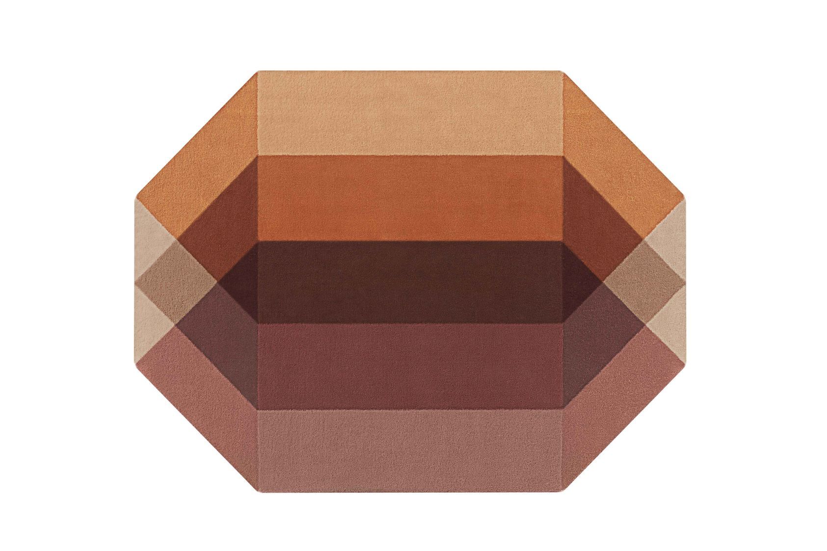 Diamond Teppich Orange-Wine 300 x 390cm Gan