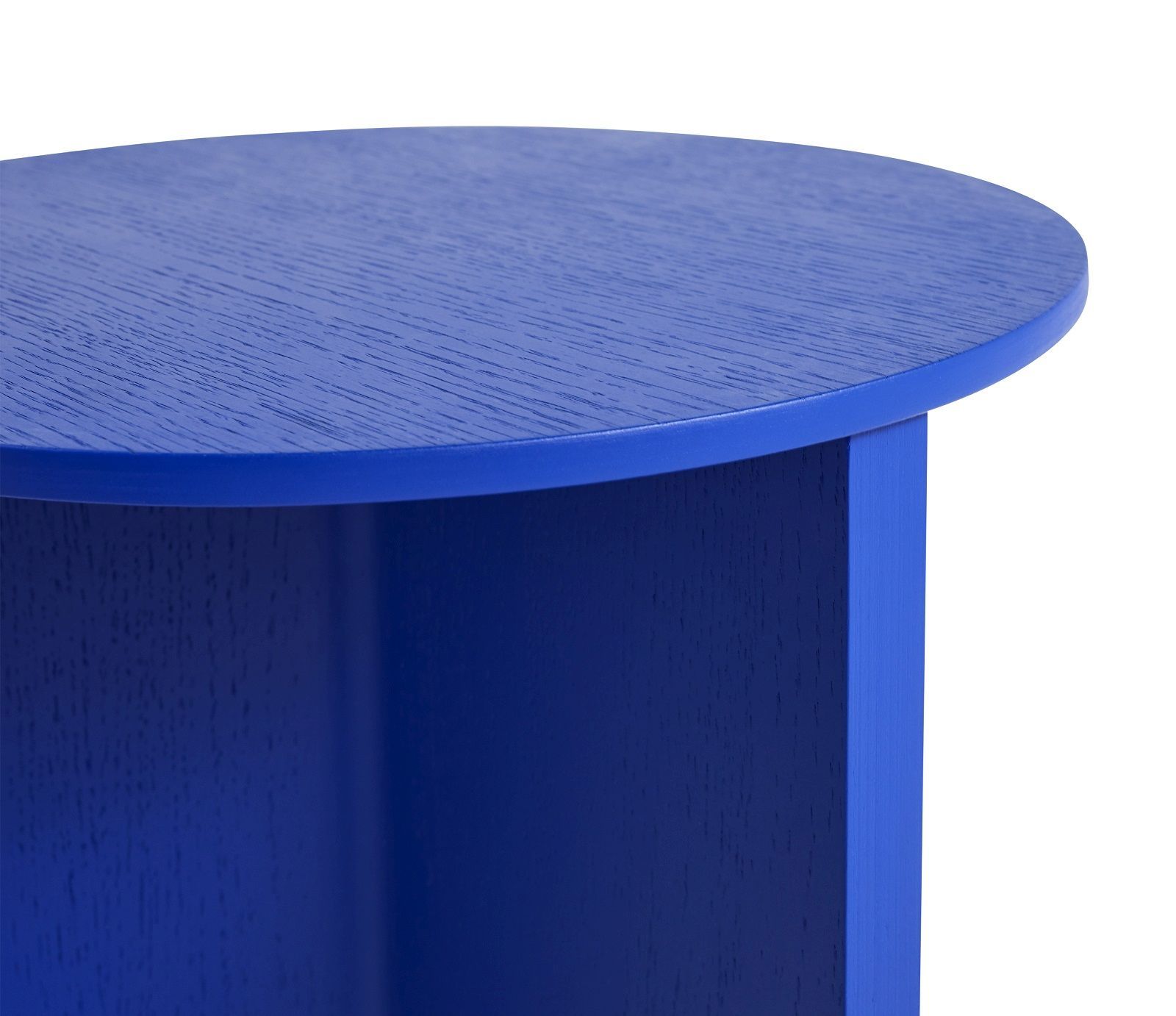Slit Table Wood Round High Beistelltisch / Couchtisch Hay 