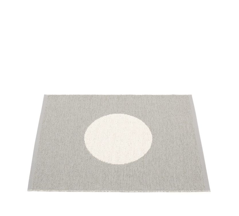 Vera Small One Kunststoffteppich 70x90 cm Pappelina Warm grau