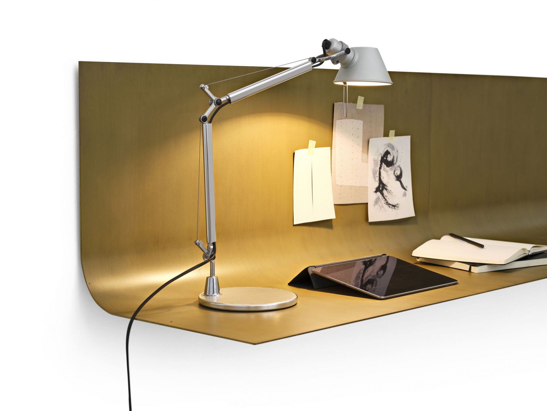 Sfoglia Wandtisch patinierte bronze Mogg