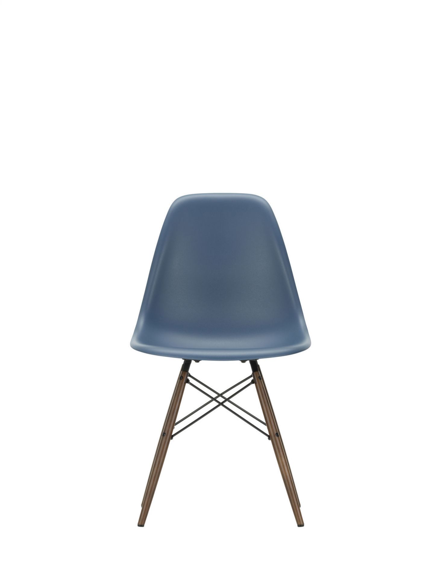 Eames Plastic Side Chair DSW Stuhl Vitra Ahorn schwarz-Eisgrau