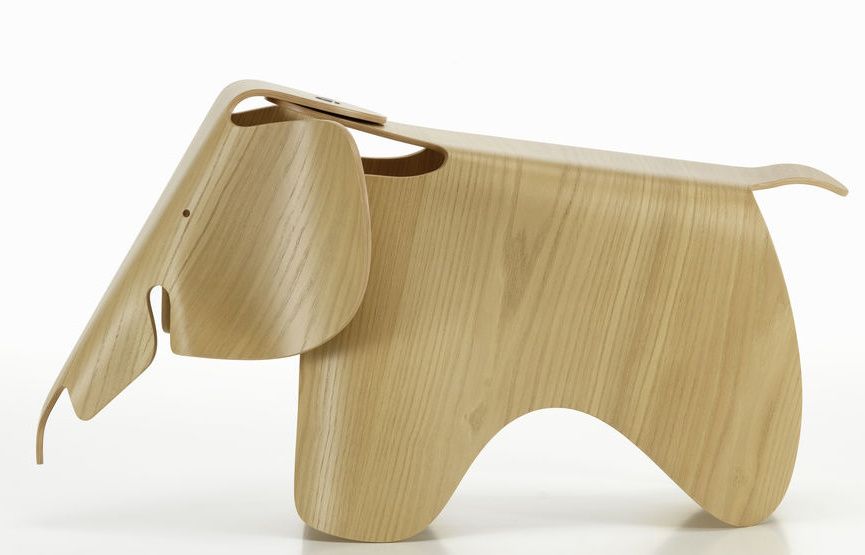 Eames Elephant Plywood Hocker Vitra NEUE VERSION