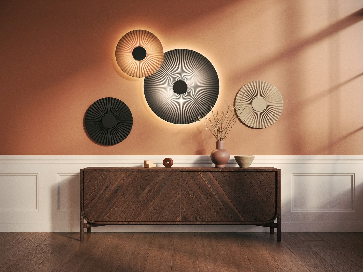 Carmen Wall lamp Wandleuchte 90 cm Hartô 