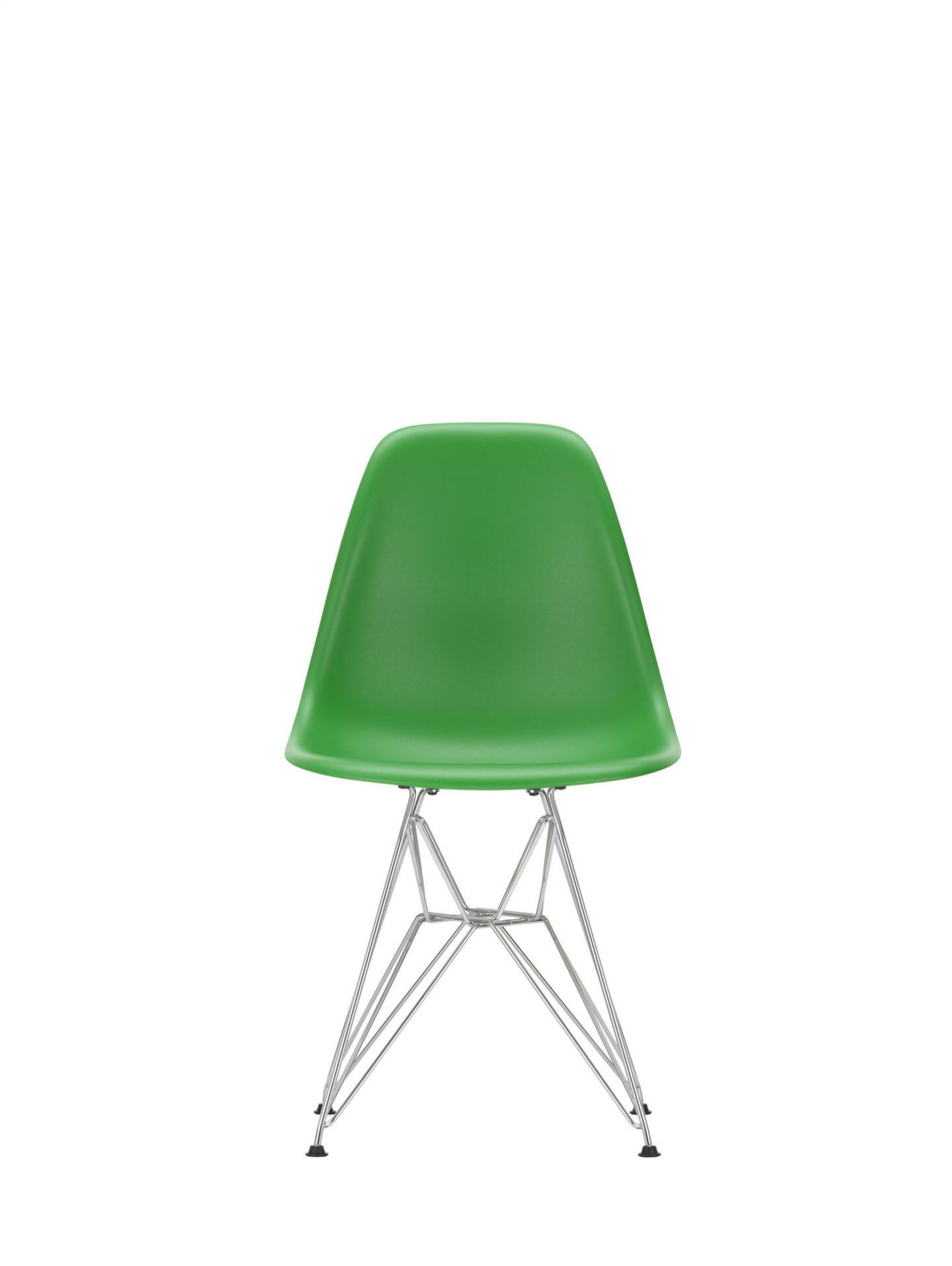 Eames Plastic Side Chair DSR Stuhl Vitra Schwarz-Granit grau