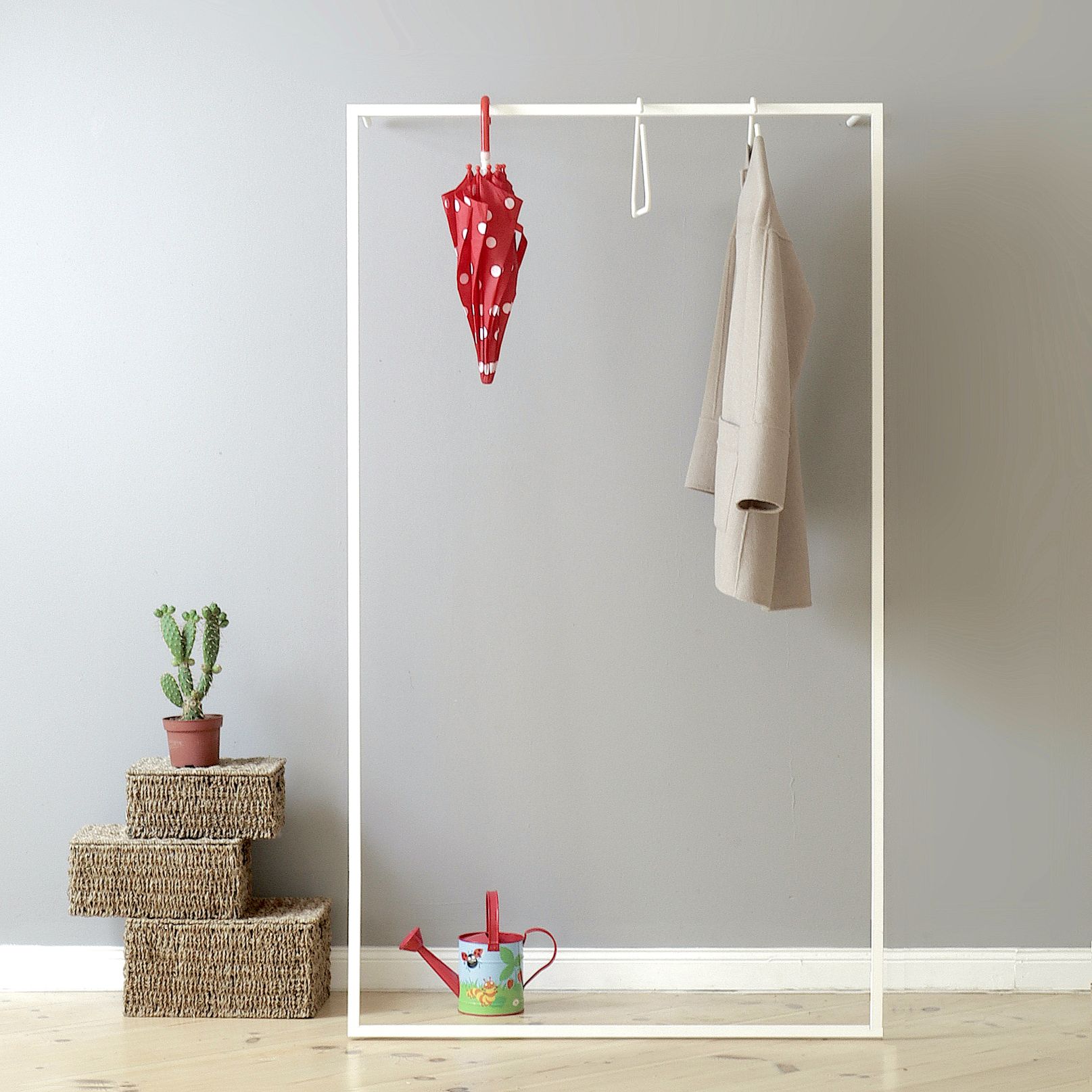 Leano Anlehngarderobe Roomsafari Weiß