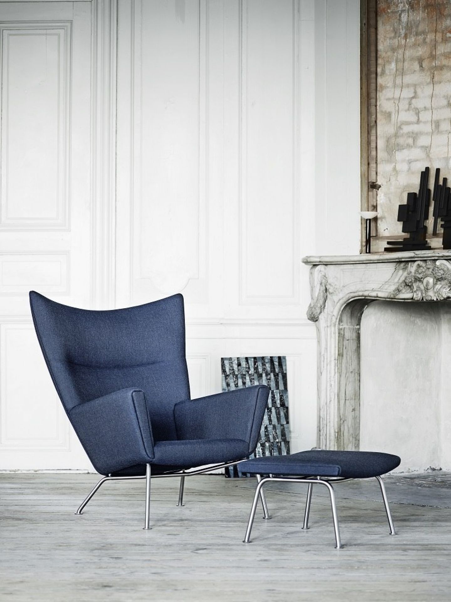 CH445 Wing Chair Sessel Carl Hansen & Søn Mood 1101