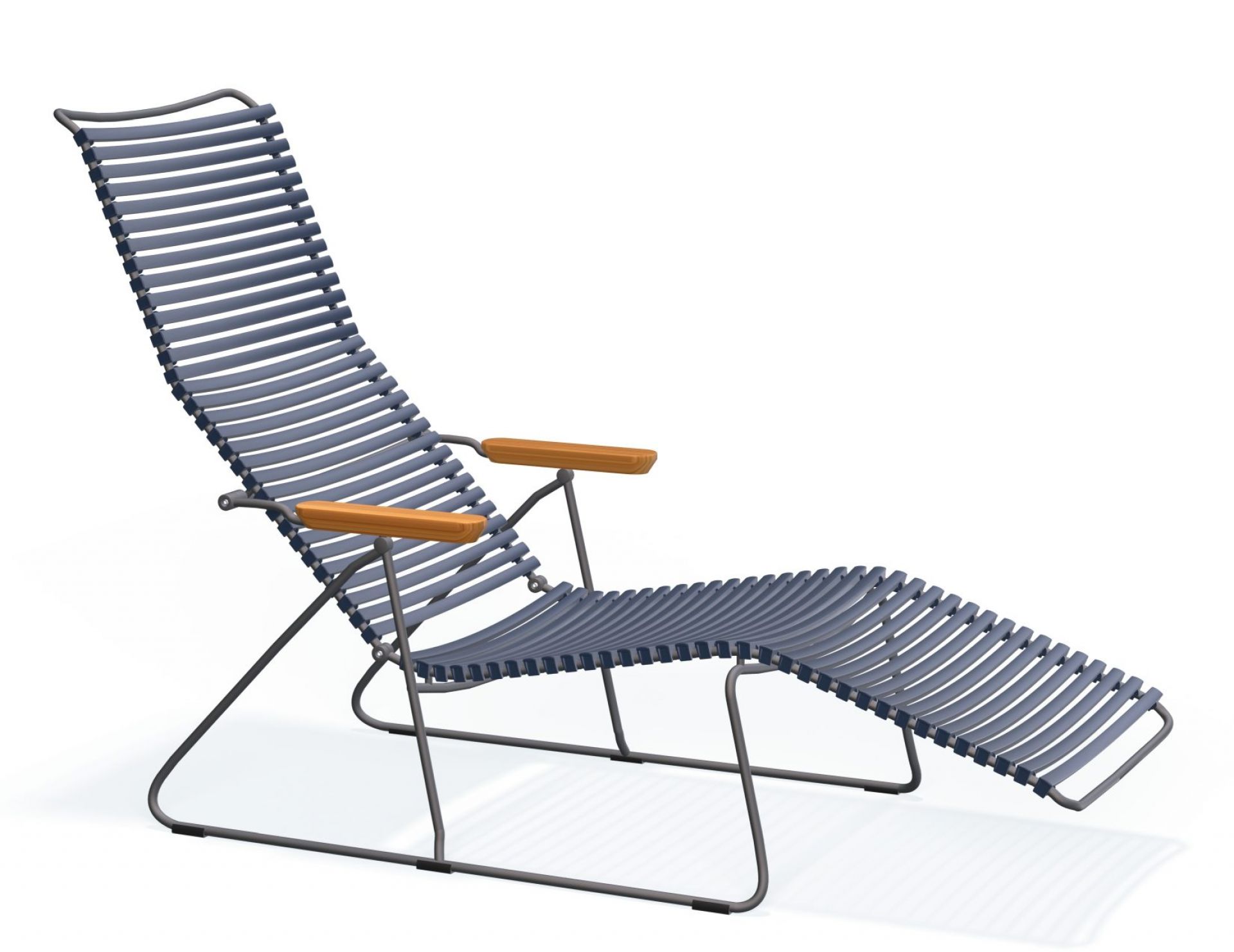 Click Sunlounger Outdoor Sonnenliege Houe Schwarz