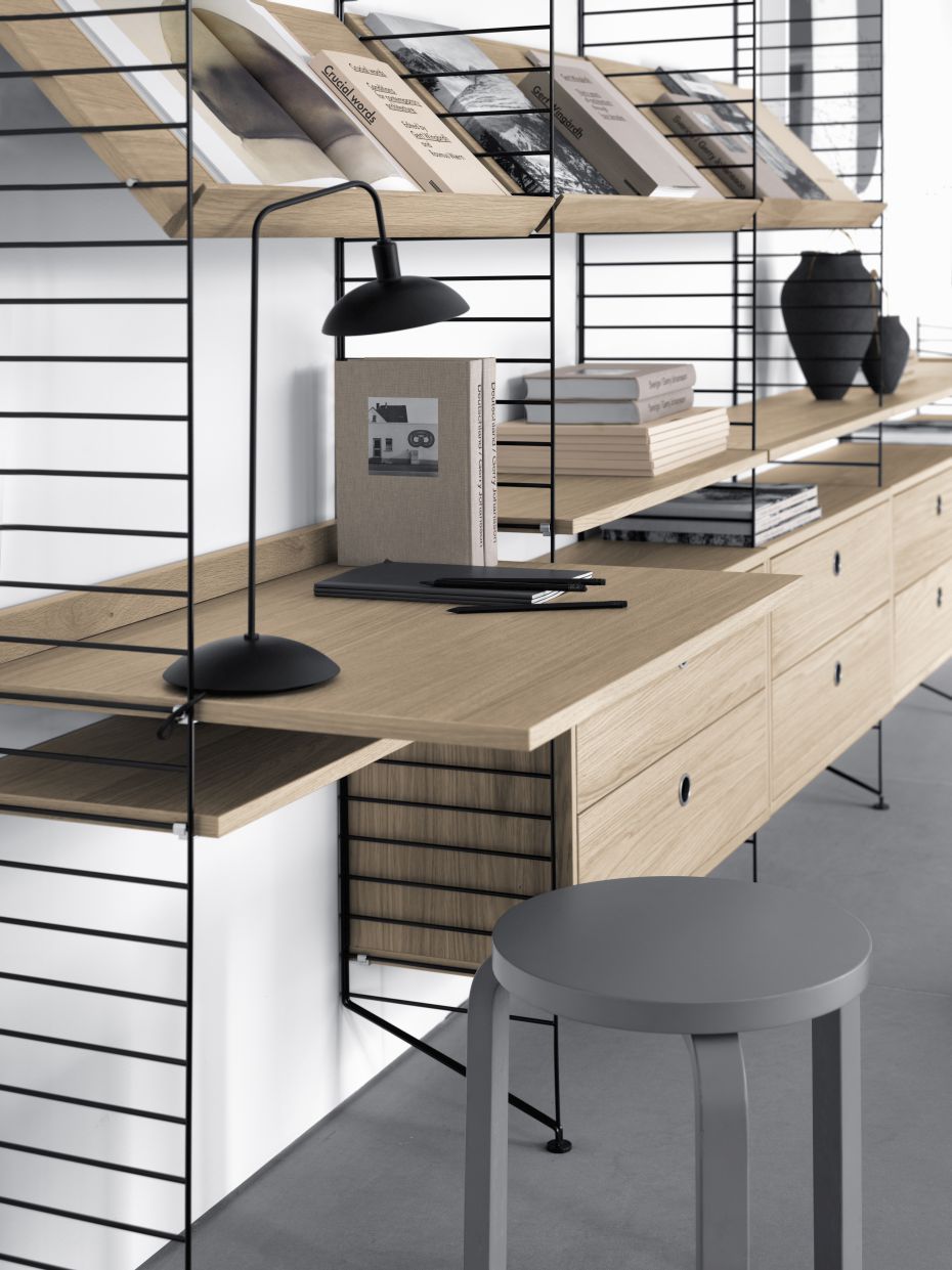 Einzelteil Bodenleiter H 200 cm String Furniture