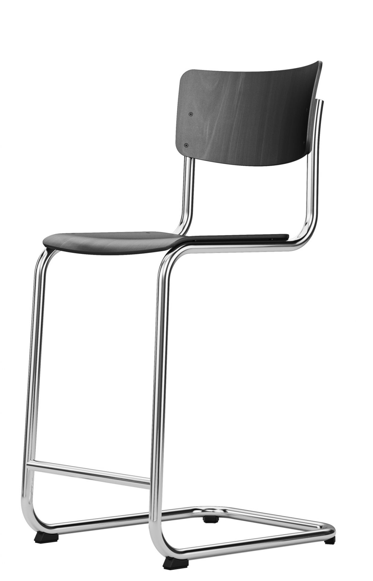 S 43 HT Stahlrohr Klassiker Barhocker Thonet