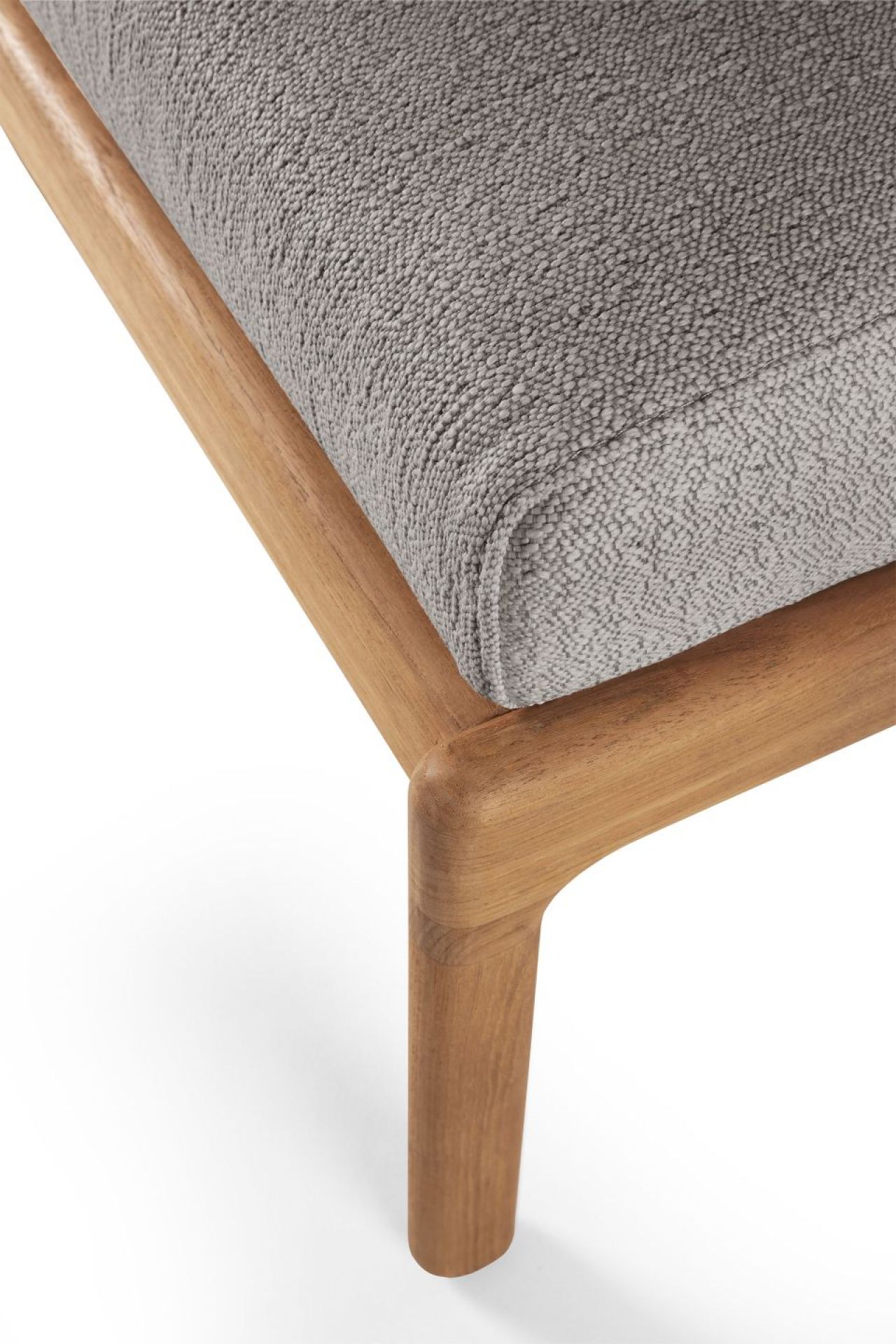 Jack Outdoor Polsterhocker Teak Mokka Ethnicraft