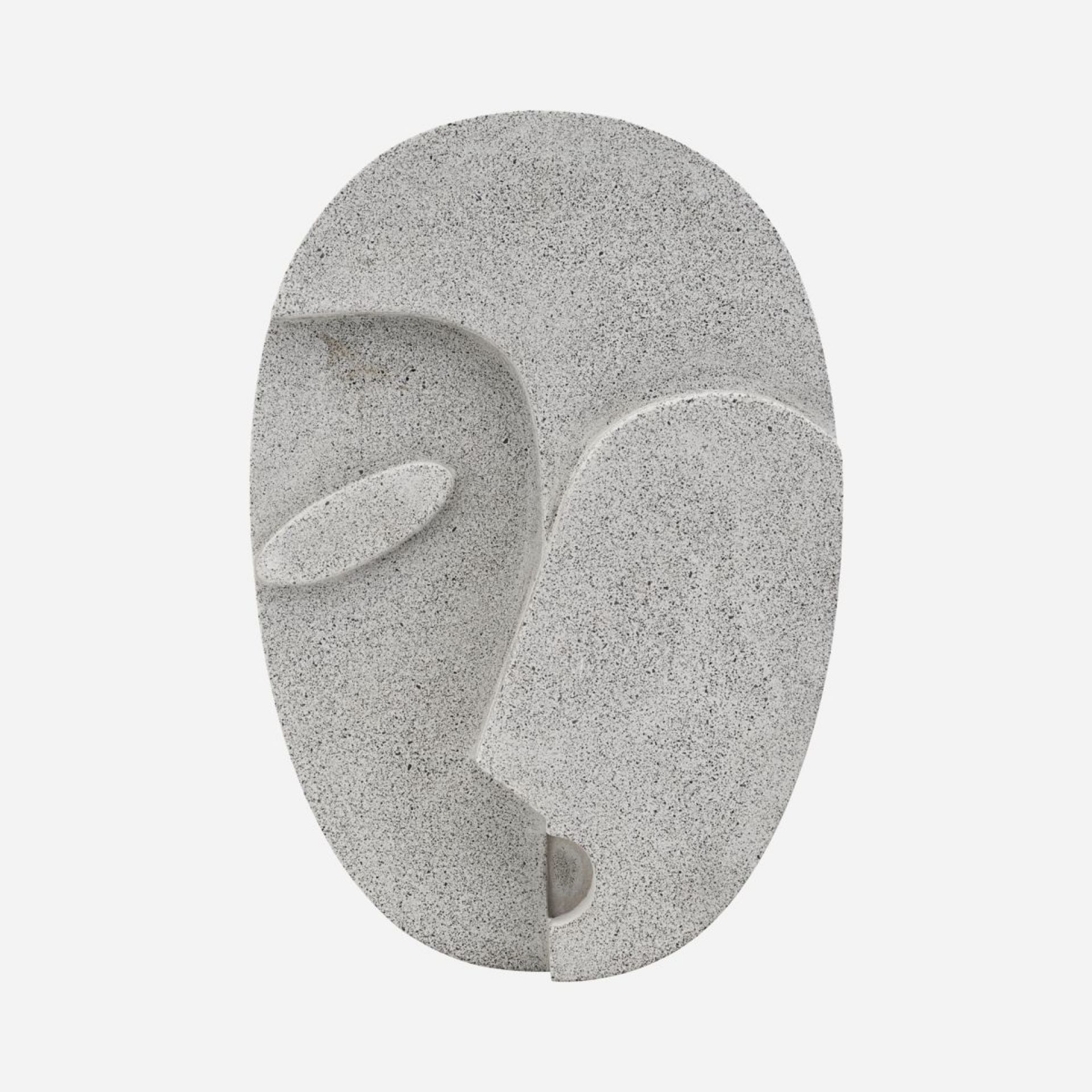 Wall Art Face Wandobjekt Gesicht Grau house doctor EINZELSTÜCKE
