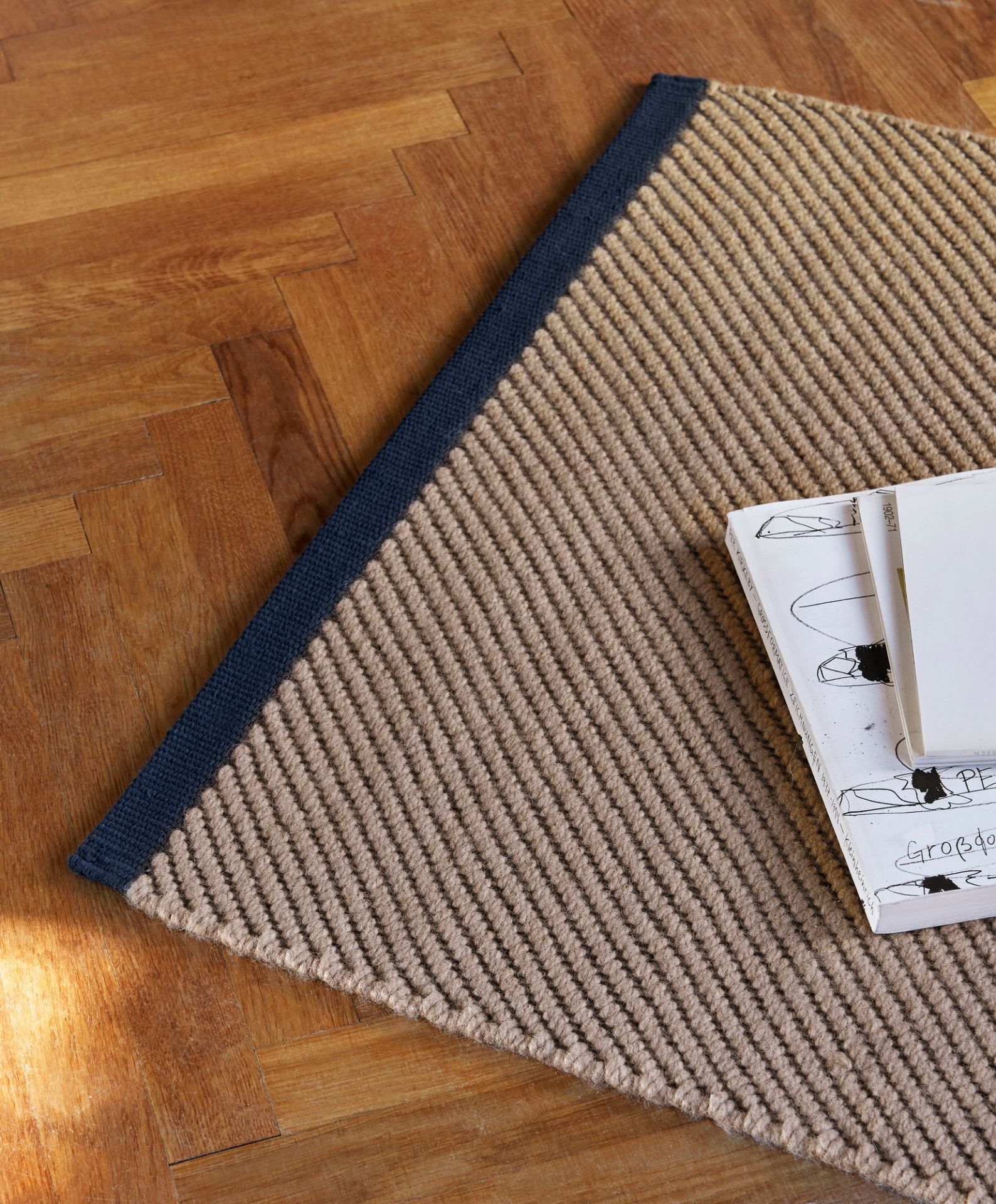 Bias Rug Teppich Hay B 80 Hellblau B 80 X L 200 Cm Hellblau Hay 508351