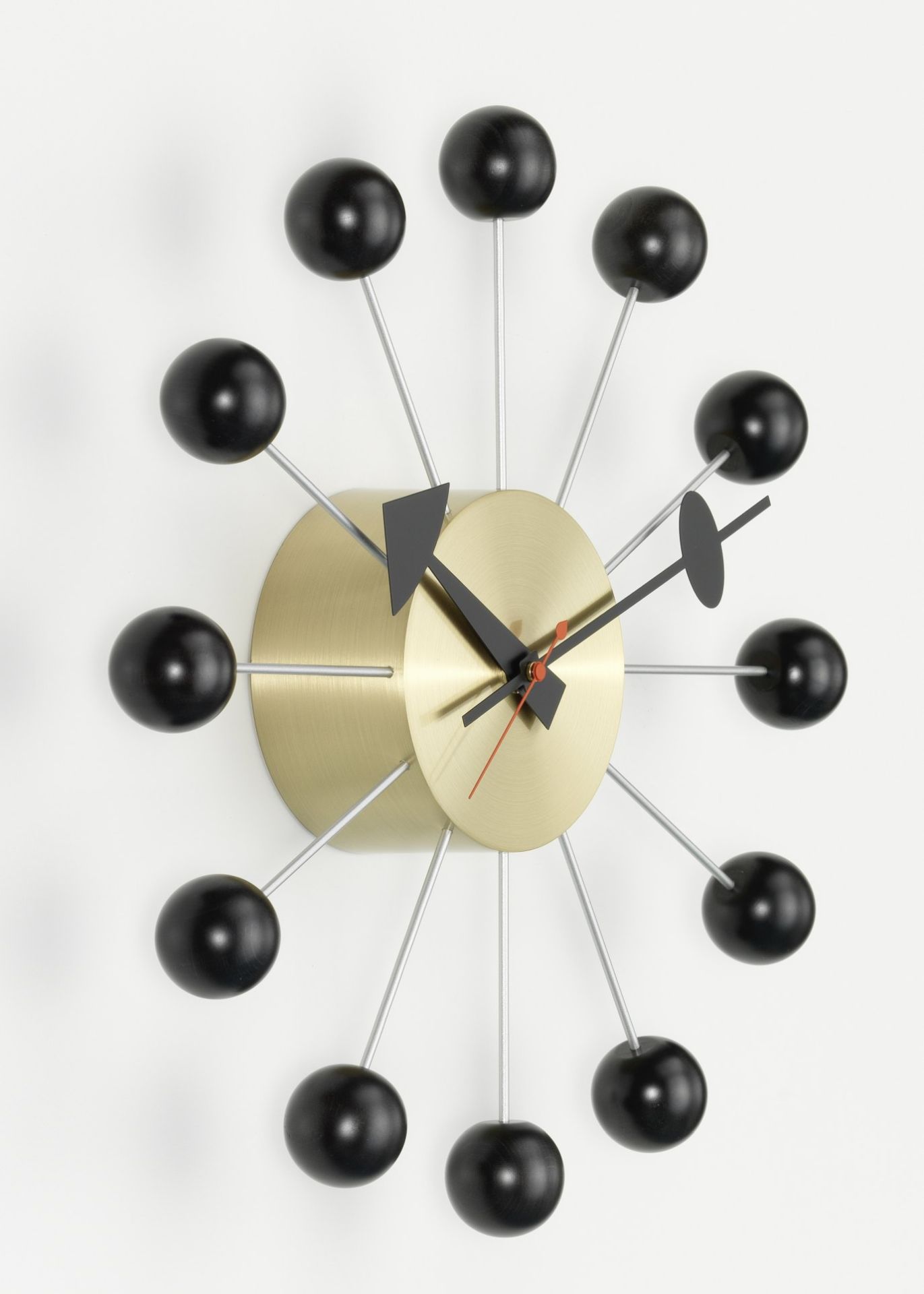 Ball Clock Wanduhr - schwarz Vitra