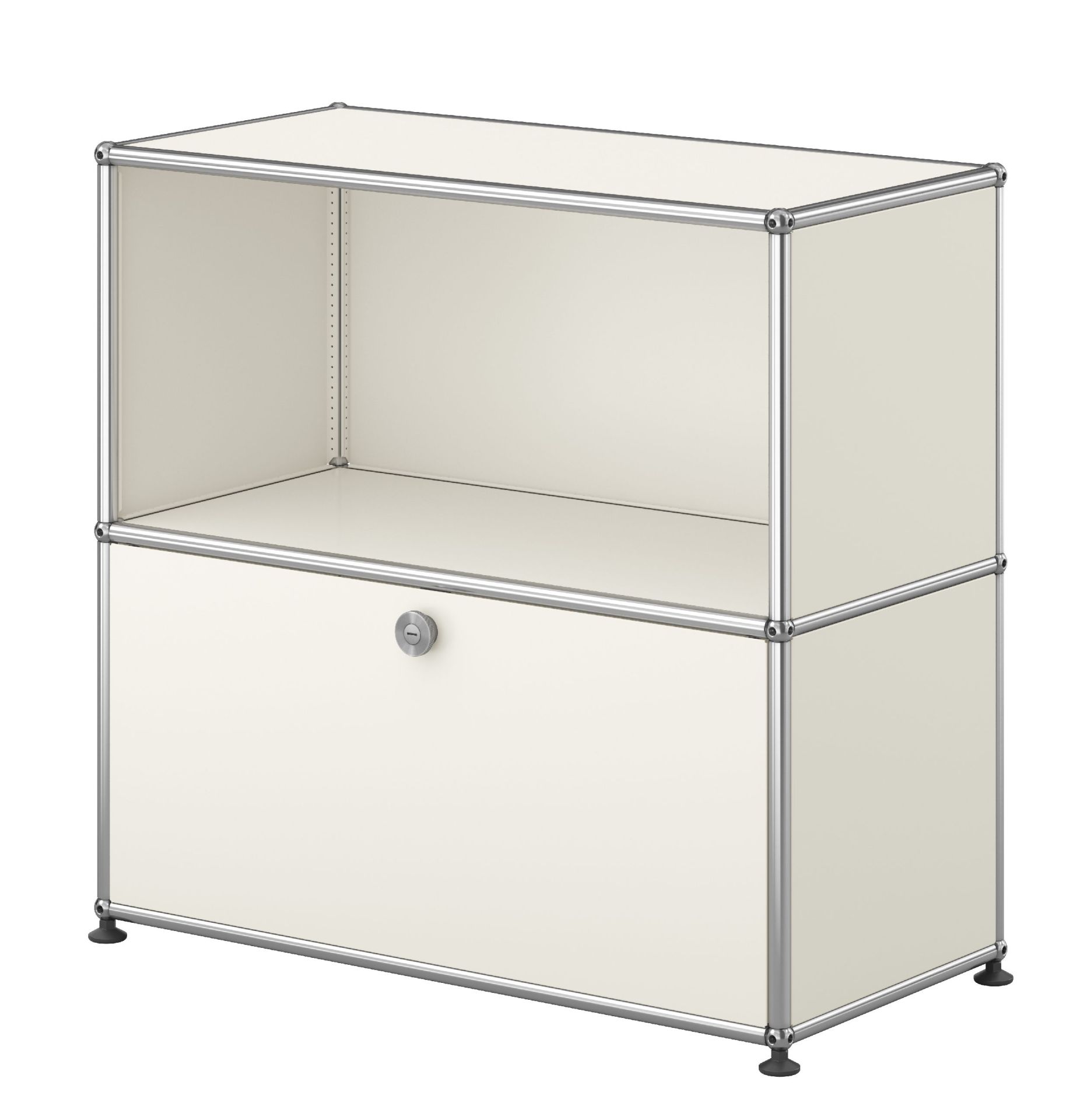 USM Haller Sideboard M62 1 Klappe / 1 Offen Reinweiss