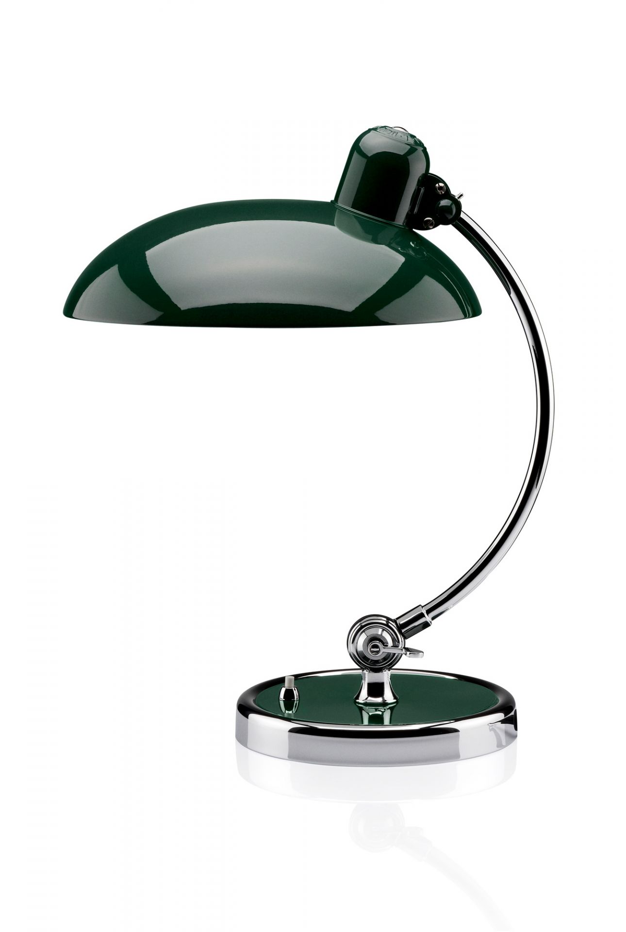 6631 T Luxus Tischleuchte KAISER idell Fritz Hansen dunkelgrün