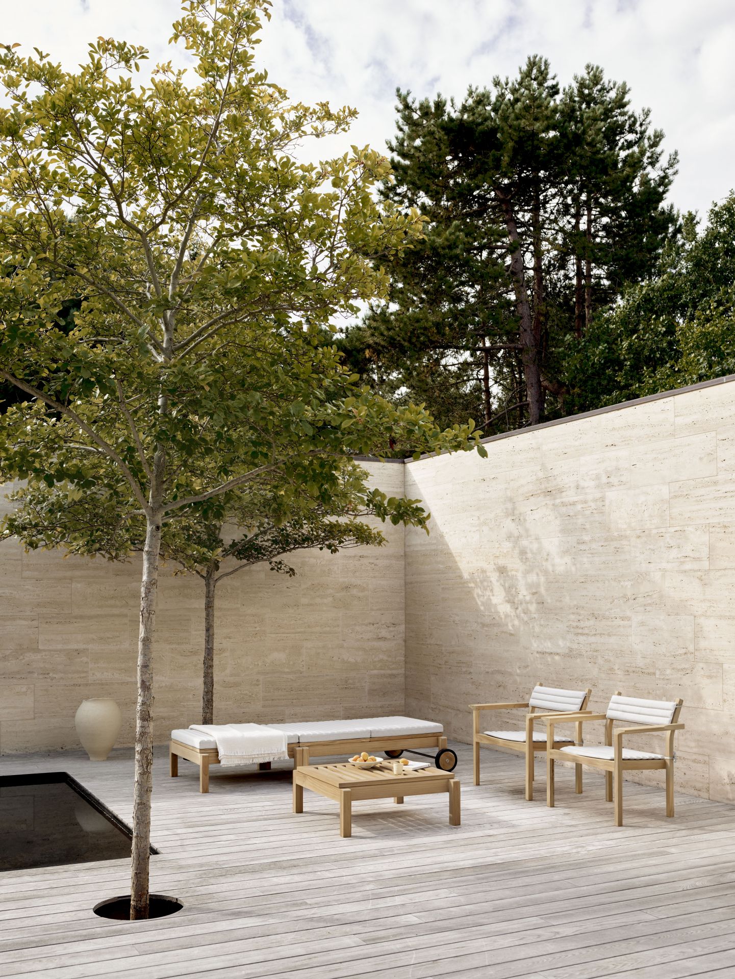 AH601 Armlehnstuhl Teak Outdoor Carl Hansen & Søn