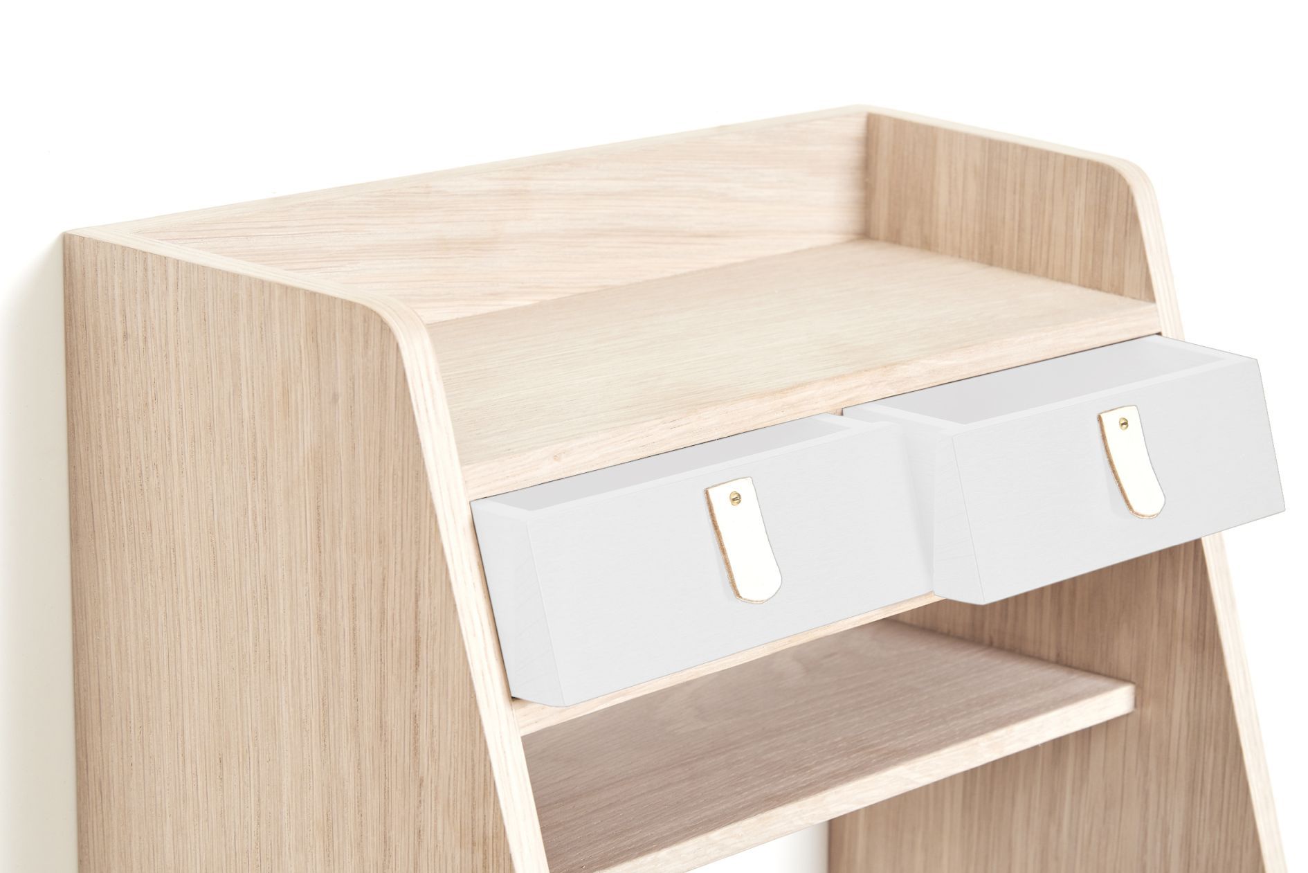 Suzon Wandschrank Eiche-weiß Hartô