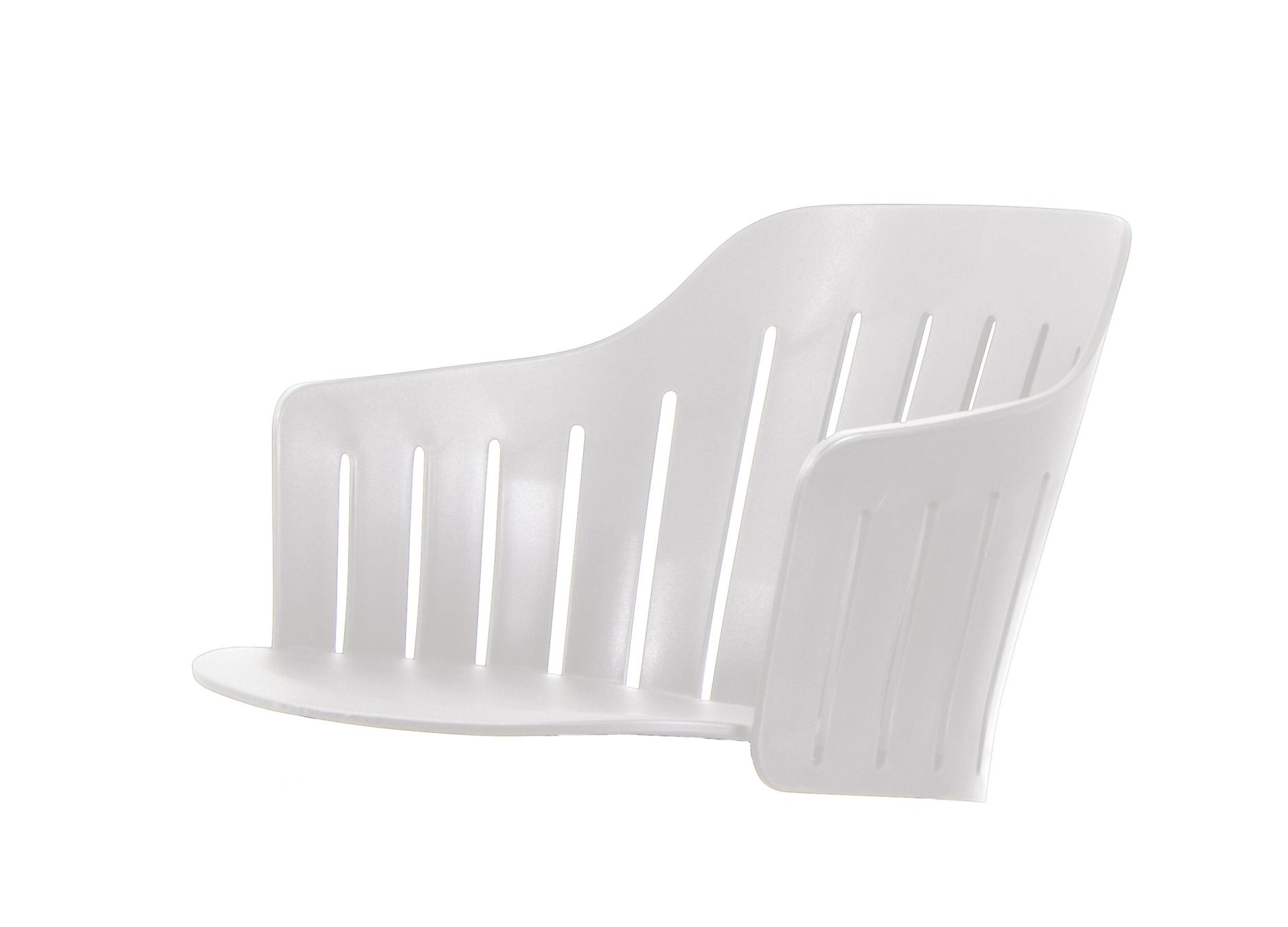 Choice Outdoor Stuhl Stahlgestell 4 Beine Weiß Cane-Line 