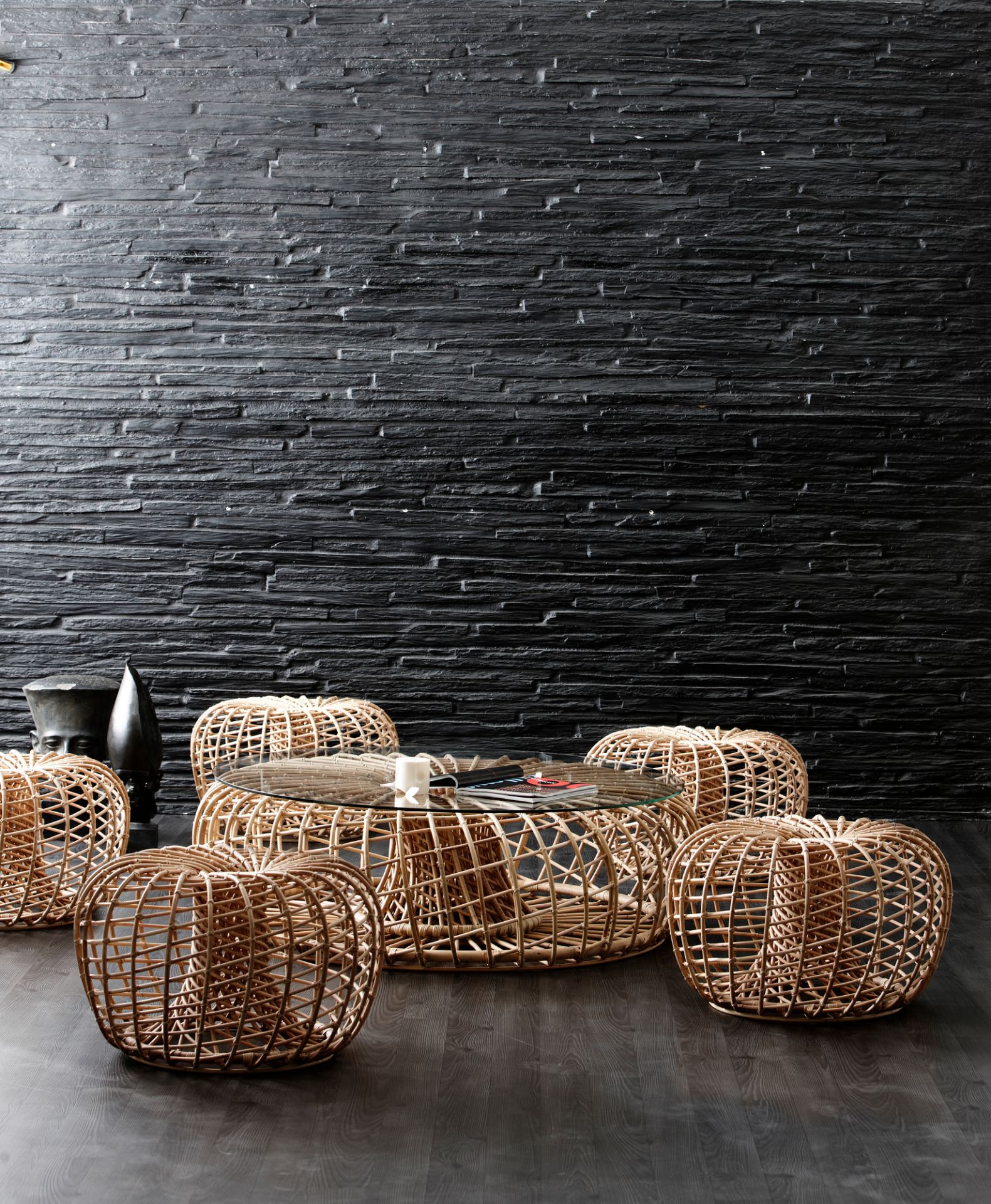 Nest Indoor Hocker Cane-Line