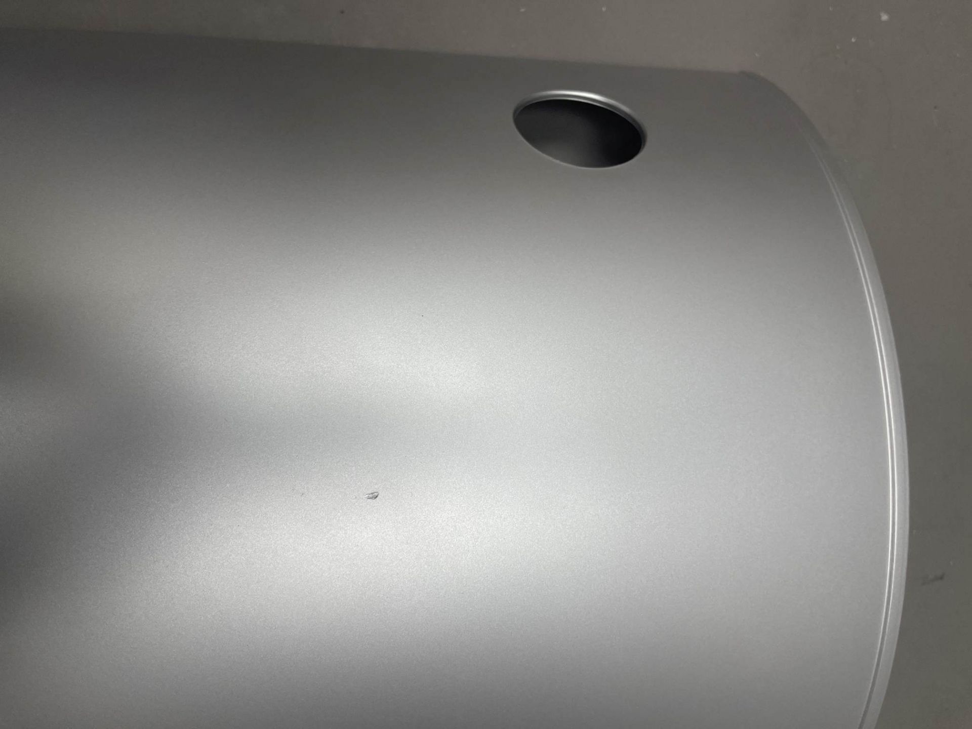 Componibili 4955 - rundes Element hoch SILBER Kartell MÄNGELEXEMPLAR